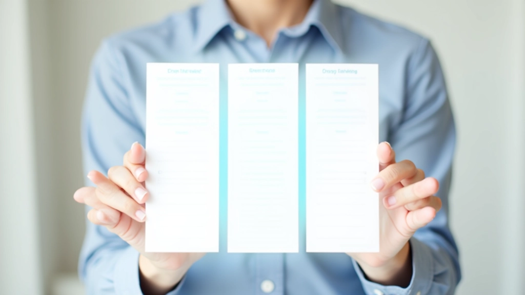 Preistabelle mit drei Spalten