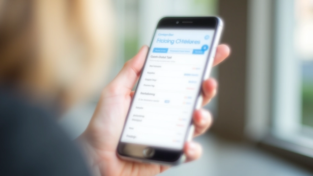 Responsive Preistabelle auf Smartphone mit optimierter Feature-Checkliste
